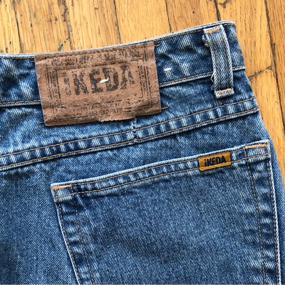 Vintage Ikeda Y2K high waist denim jean skirt - Picture 4 of 4